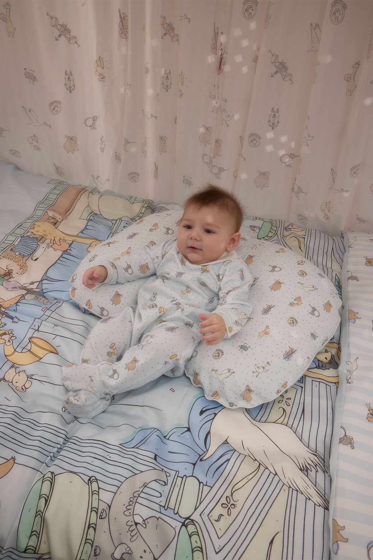 Nursing Pillow Theatre Blue